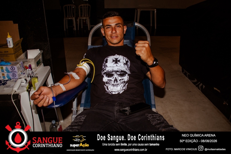 50º Edição - Campanha Sangue Corinthiano - Neo Quimíca Arena - 08 de Agosto 2026