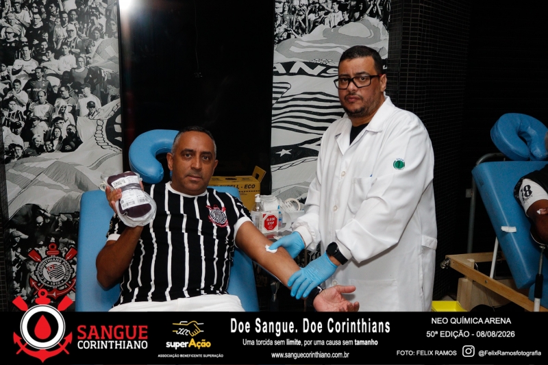 50º Edição - Campanha Sangue Corinthiano - Neo Quimíca Arena - 08 de Agosto 2026