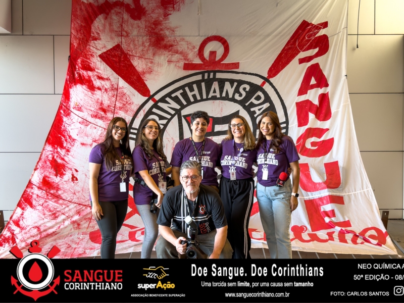 50º Edição - Campanha Sangue Corinthiano - Neo Quimíca Arena - 08 de Agosto 2026