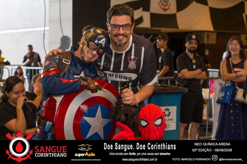 50º Edição - Campanha Sangue Corinthiano - Neo Quimíca Arena - 08 de Agosto 2026