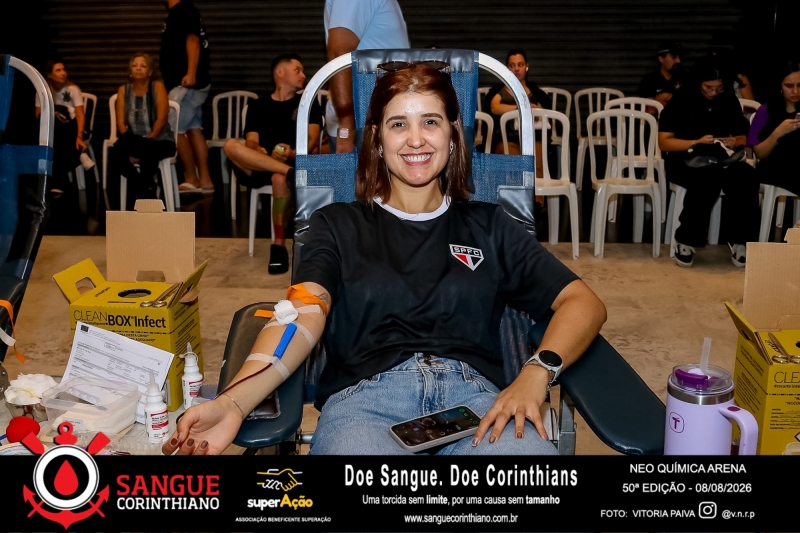 50º Edição - Campanha Sangue Corinthiano - Neo Quimíca Arena - 08 de Agosto 2026