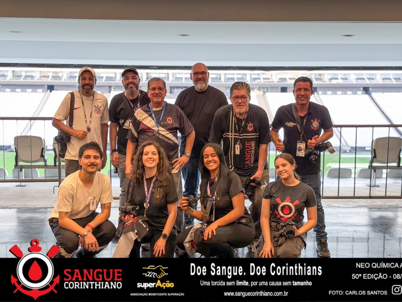 50º Edição - Campanha Sangue Corinthiano - Neo Quimíca Arena - 08 de Agosto 2026