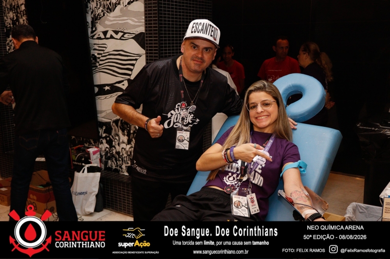 50º Edição - Campanha Sangue Corinthiano - Neo Quimíca Arena - 08 de Agosto 2026