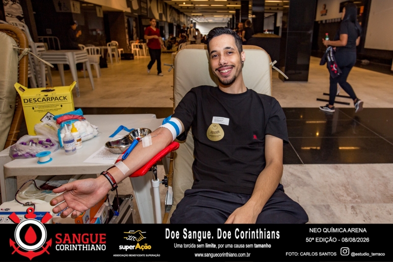 50º Edição - Campanha Sangue Corinthiano - Neo Quimíca Arena - 08 de Agosto 2026