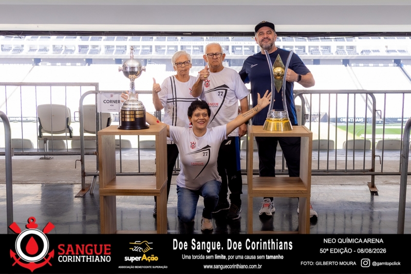 50º Edição - Campanha Sangue Corinthiano - Neo Quimíca Arena - 08 de Agosto 2026