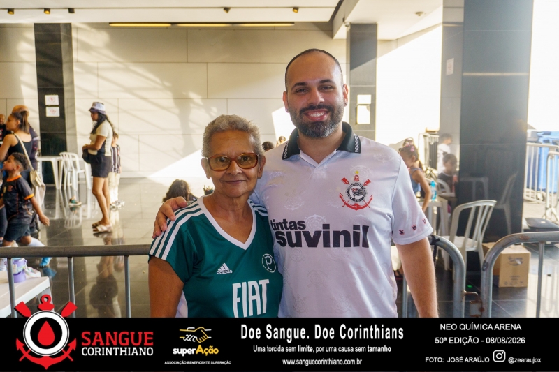 50º Edição - Campanha Sangue Corinthiano - Neo Quimíca Arena - 08 de Agosto 2026