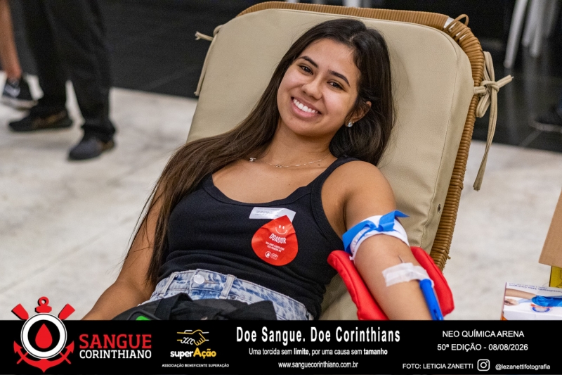 50º Edição - Campanha Sangue Corinthiano - Neo Quimíca Arena - 08 de Agosto 2026