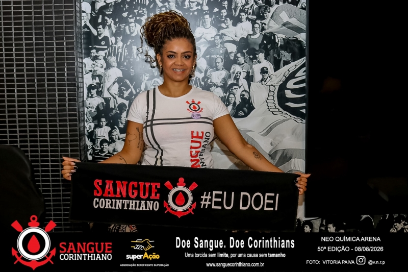 50º Edição - Campanha Sangue Corinthiano - Neo Quimíca Arena - 08 de Agosto 2026