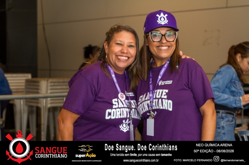 50º Edição - Campanha Sangue Corinthiano - Neo Quimíca Arena - 08 de Agosto 2026