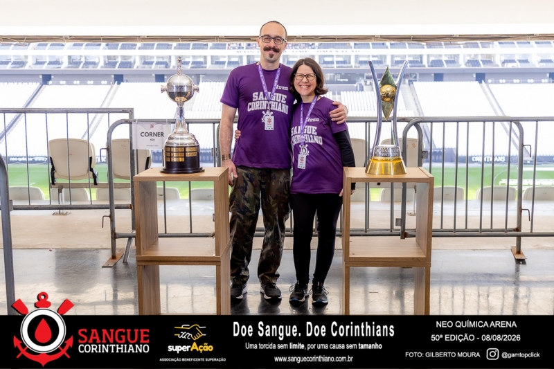 50º Edição - Campanha Sangue Corinthiano - Neo Quimíca Arena - 08 de Agosto 2026