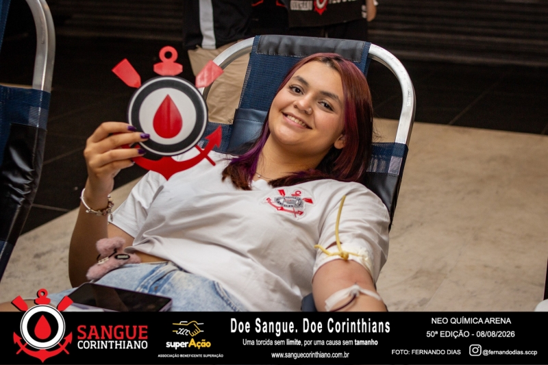 50º Edição - Campanha Sangue Corinthiano - Neo Quimíca Arena - 08 de Agosto 2026