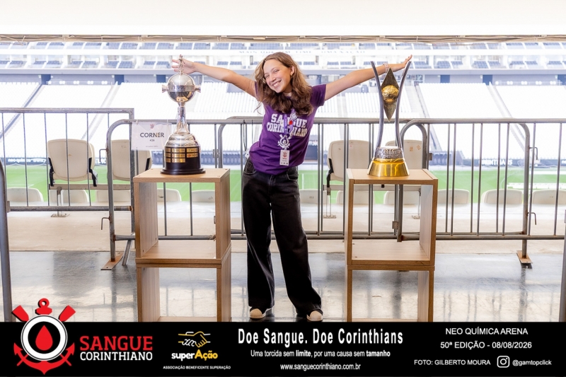 50º Edição - Campanha Sangue Corinthiano - Neo Quimíca Arena - 08 de Agosto 2026