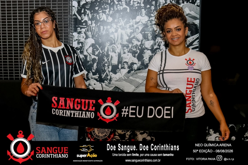50º Edição - Campanha Sangue Corinthiano - Neo Quimíca Arena - 08 de Agosto 2026