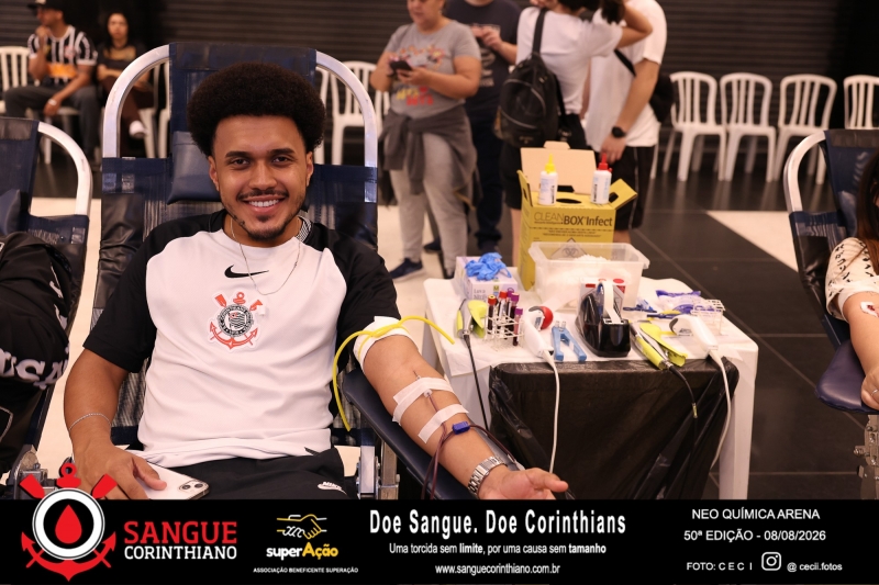 50º Edição - Campanha Sangue Corinthiano - Neo Quimíca Arena - 08 de Agosto 2026