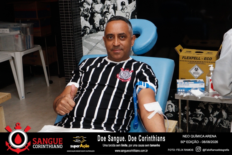 50º Edição - Campanha Sangue Corinthiano - Neo Quimíca Arena - 08 de Agosto 2026