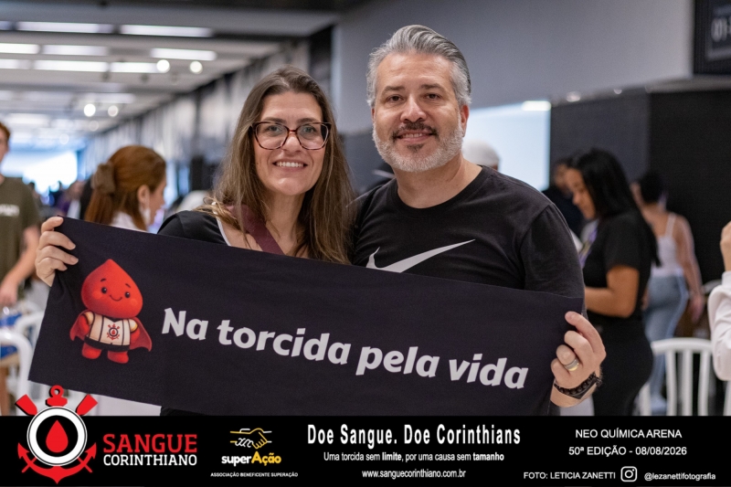 50º Edição - Campanha Sangue Corinthiano - Neo Quimíca Arena - 08 de Agosto 2026