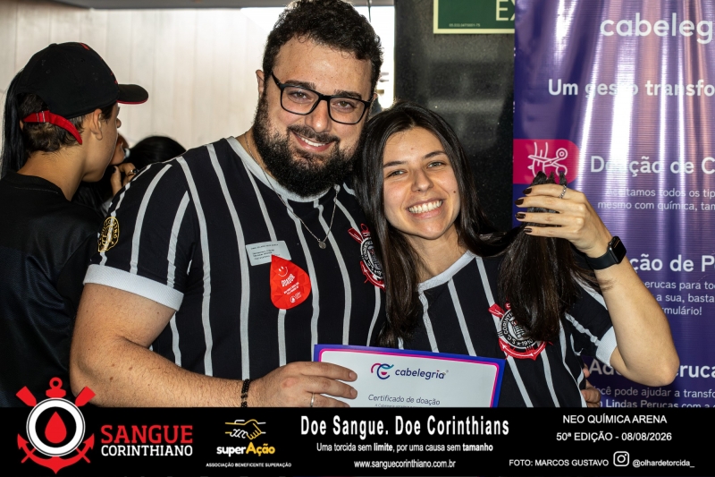 50º Edição - Campanha Sangue Corinthiano - Neo Quimíca Arena - 08 de Agosto 2026