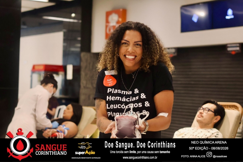 50º Edição - Campanha Sangue Corinthiano - Neo Quimíca Arena - 08 de Agosto 2026