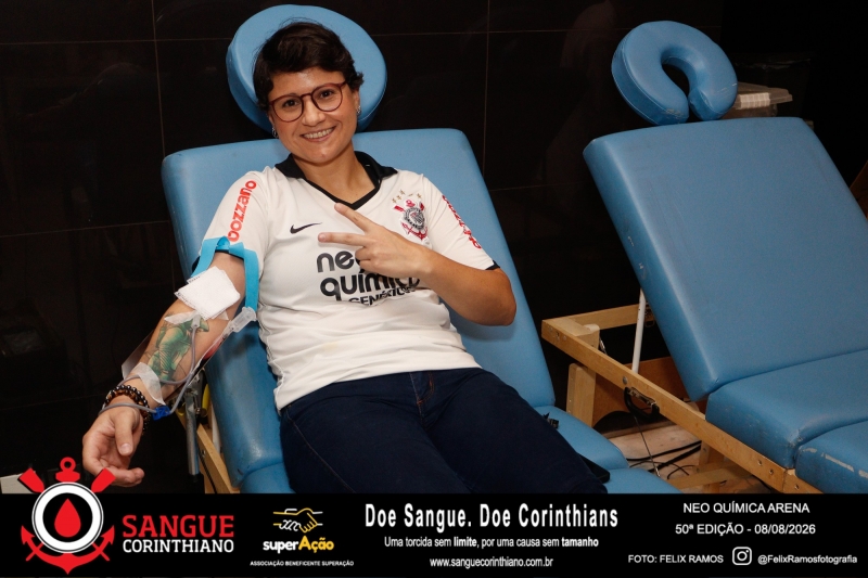 50º Edição - Campanha Sangue Corinthiano - Neo Quimíca Arena - 08 de Agosto 2026