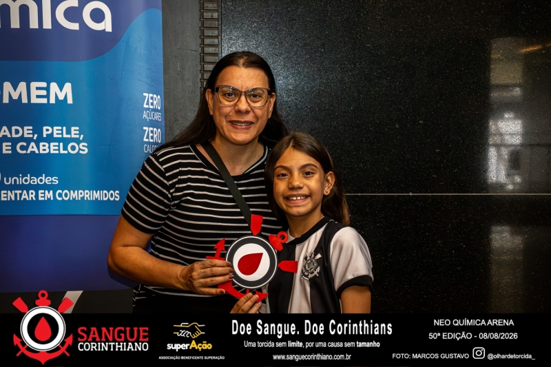 50º Edição - Campanha Sangue Corinthiano - Neo Quimíca Arena - 08 de Agosto 2026