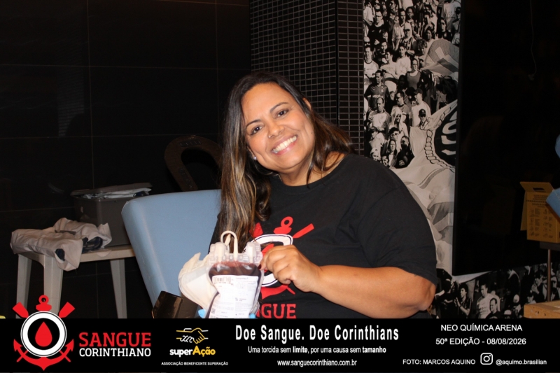 50º Edição - Campanha Sangue Corinthiano - Neo Quimíca Arena - 08 de Agosto 2026