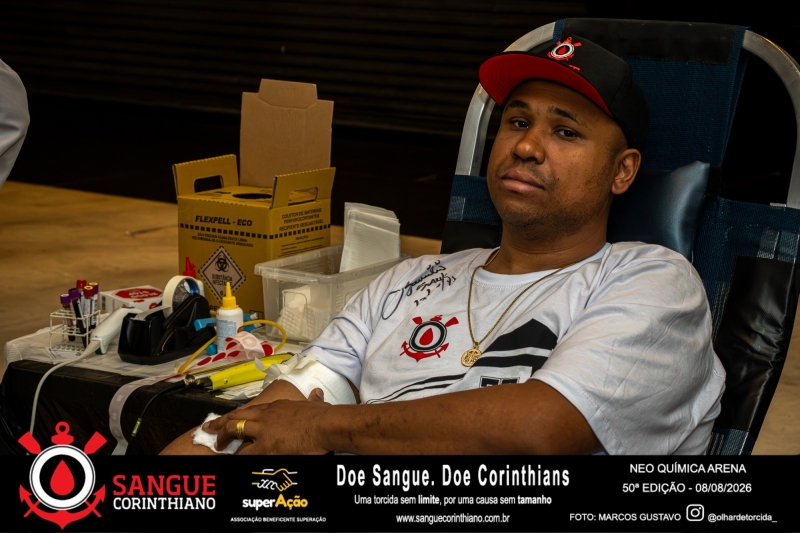 50º Edição - Campanha Sangue Corinthiano - Neo Quimíca Arena - 08 de Agosto 2026