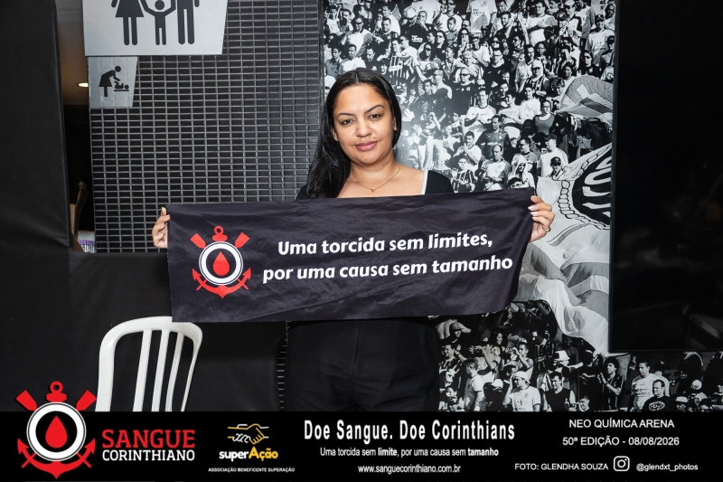 50º Edição - Campanha Sangue Corinthiano - Neo Quimíca Arena - 08 de Agosto 2026