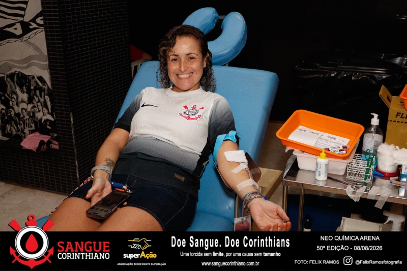 50º Edição - Campanha Sangue Corinthiano - Neo Quimíca Arena - 08 de Agosto 2026