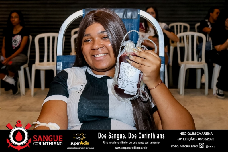 50º Edição - Campanha Sangue Corinthiano - Neo Quimíca Arena - 08 de Agosto 2026