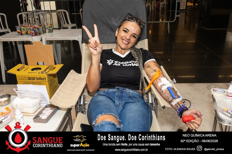 50º Edição - Campanha Sangue Corinthiano - Neo Quimíca Arena - 08 de Agosto 2026