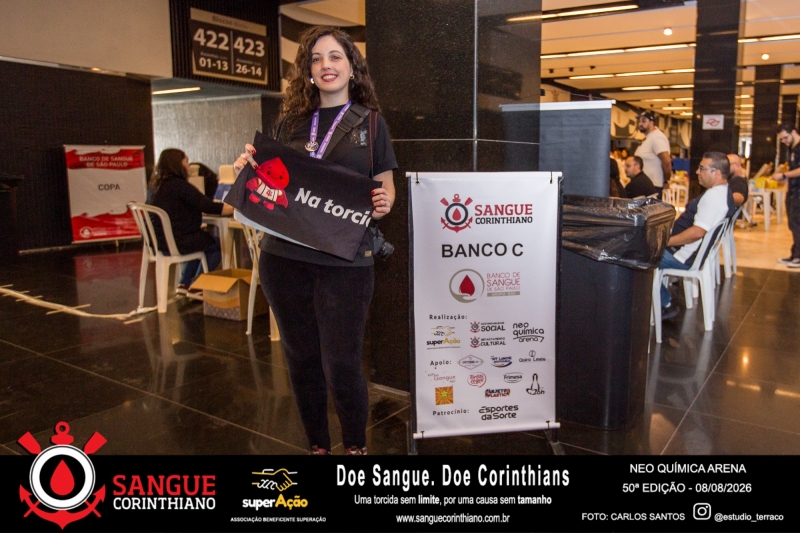 50º Edição - Campanha Sangue Corinthiano - Neo Quimíca Arena - 08 de Agosto 2026