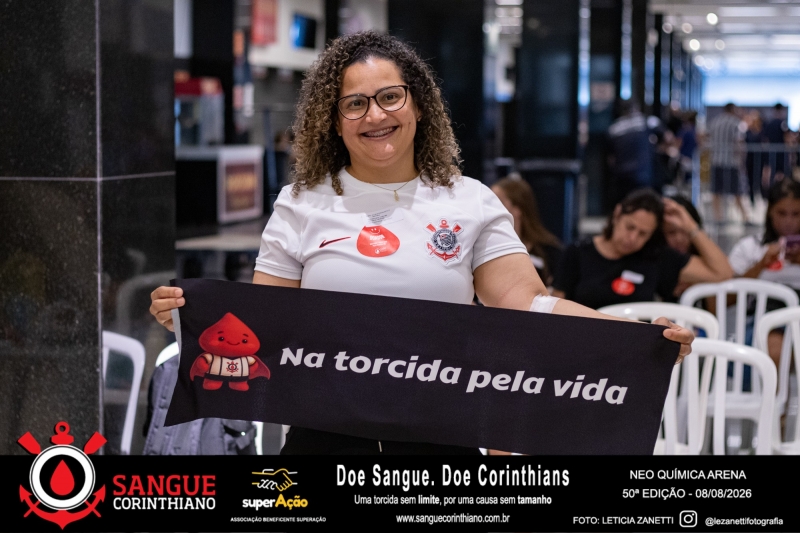 50º Edição - Campanha Sangue Corinthiano - Neo Quimíca Arena - 08 de Agosto 2026