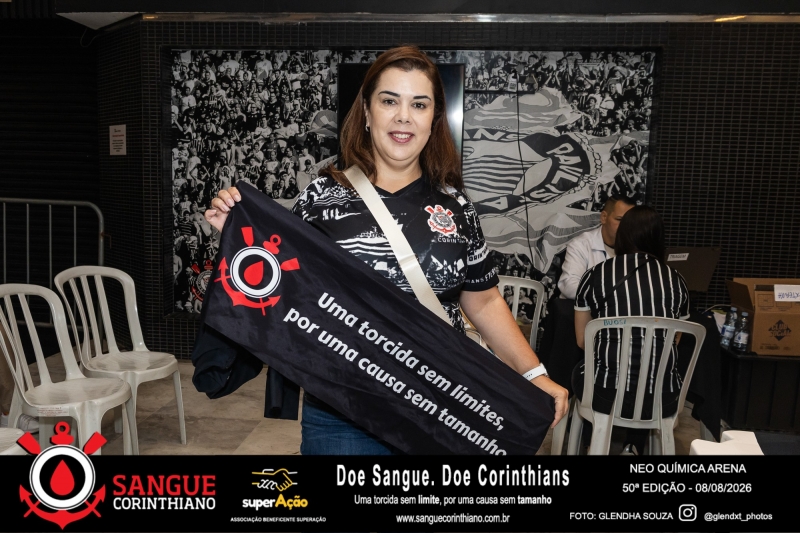 50º Edição - Campanha Sangue Corinthiano - Neo Quimíca Arena - 08 de Agosto 2026