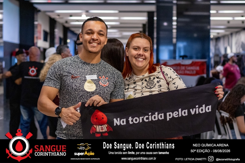 50º Edição - Campanha Sangue Corinthiano - Neo Quimíca Arena - 08 de Agosto 2026