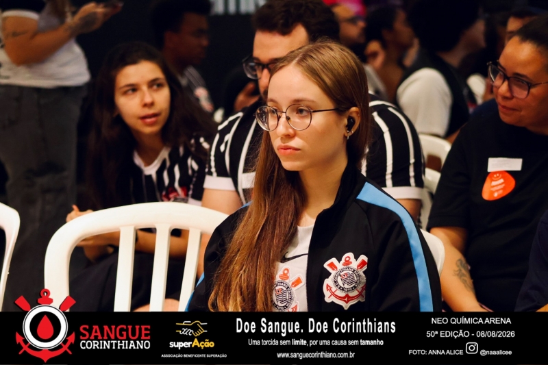 50º Edição - Campanha Sangue Corinthiano - Neo Quimíca Arena - 08 de Agosto 2026