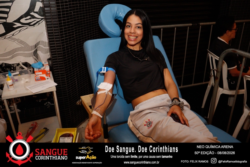 50º Edição - Campanha Sangue Corinthiano - Neo Quimíca Arena - 08 de Agosto 2026