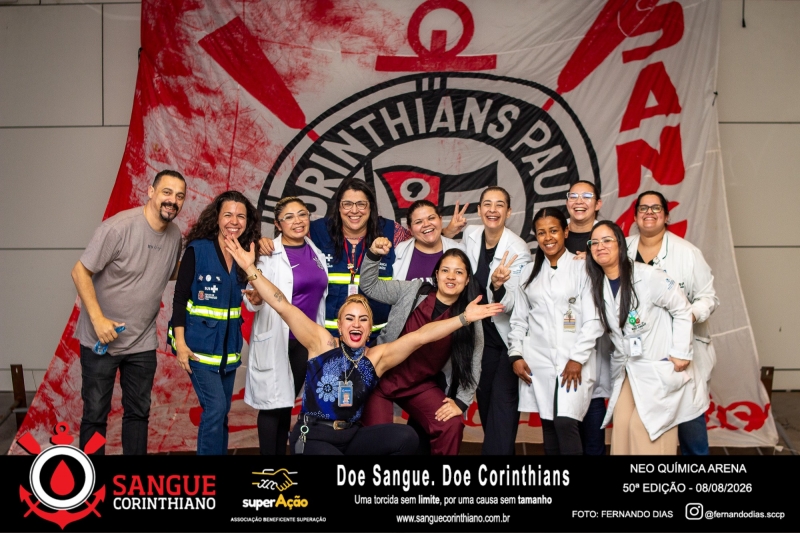 50º Edição - Campanha Sangue Corinthiano - Neo Quimíca Arena - 08 de Agosto 2026