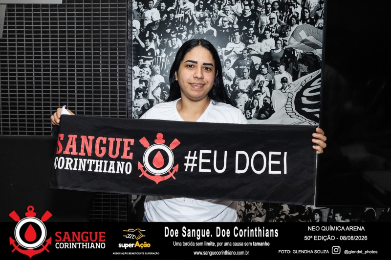50º Edição - Campanha Sangue Corinthiano - Neo Quimíca Arena - 08 de Agosto 2026