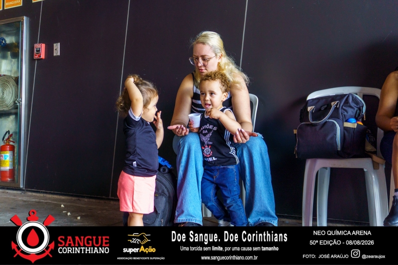 50º Edição - Campanha Sangue Corinthiano - Neo Quimíca Arena - 08 de Agosto 2026