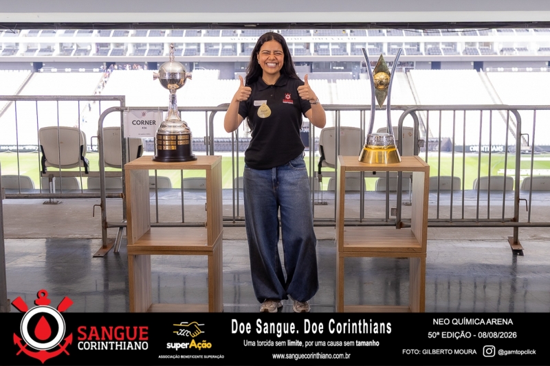50º Edição - Campanha Sangue Corinthiano - Neo Quimíca Arena - 08 de Agosto 2026