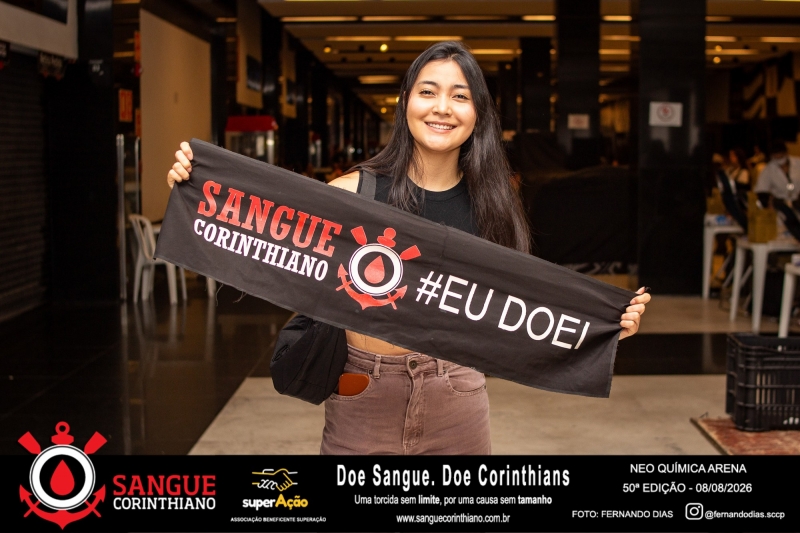 50º Edição - Campanha Sangue Corinthiano - Neo Quimíca Arena - 08 de Agosto 2026