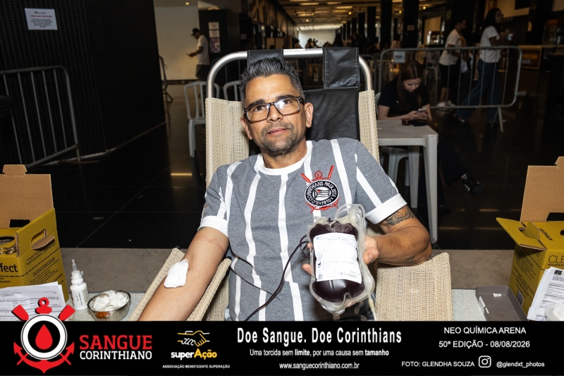 50º Edição - Campanha Sangue Corinthiano - Neo Quimíca Arena - 08 de Agosto 2026