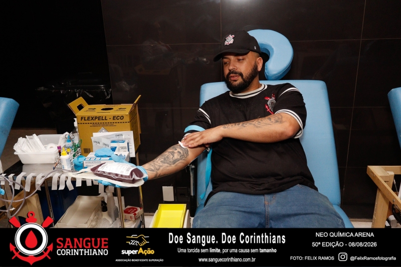 50º Edição - Campanha Sangue Corinthiano - Neo Quimíca Arena - 08 de Agosto 2026