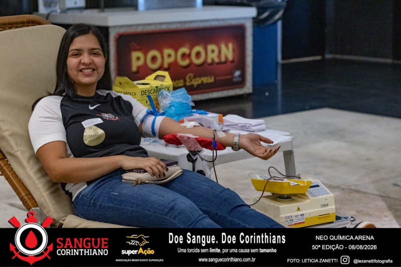 50º Edição - Campanha Sangue Corinthiano - Neo Quimíca Arena - 08 de Agosto 2026