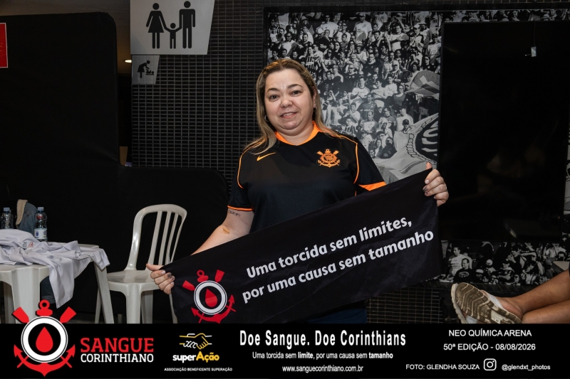 50º Edição - Campanha Sangue Corinthiano - Neo Quimíca Arena - 08 de Agosto 2026