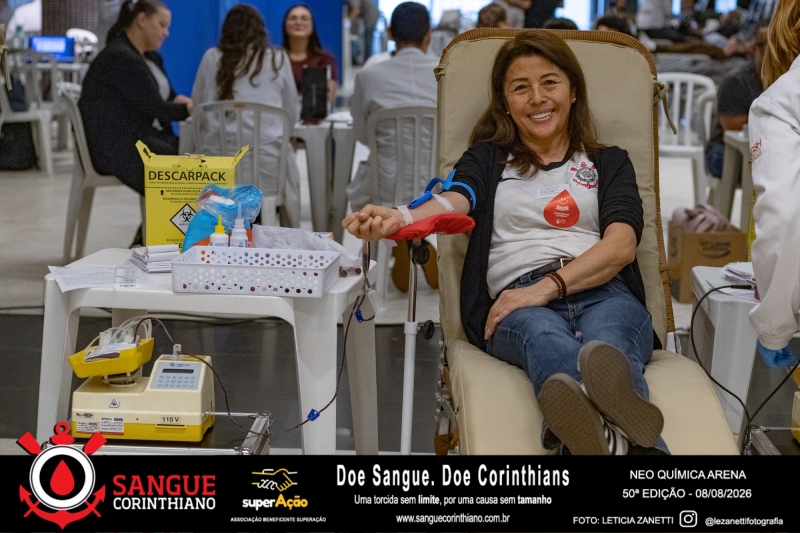 50º Edição - Campanha Sangue Corinthiano - Neo Quimíca Arena - 08 de Agosto 2026