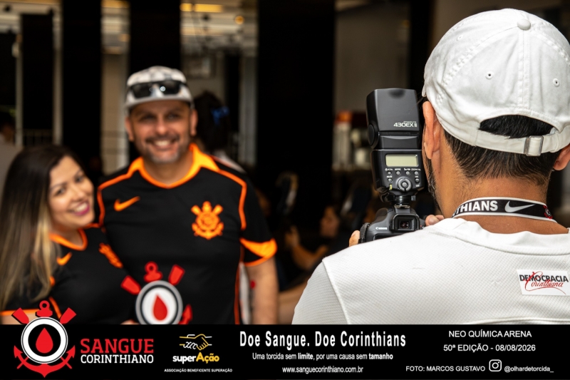 50º Edição - Campanha Sangue Corinthiano - Neo Quimíca Arena - 08 de Agosto 2026