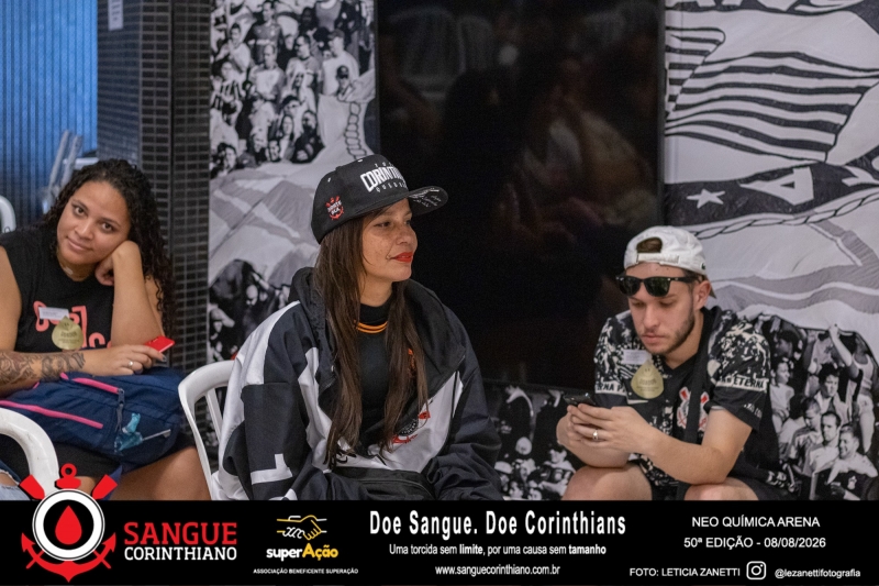 50º Edição - Campanha Sangue Corinthiano - Neo Quimíca Arena - 08 de Agosto 2026