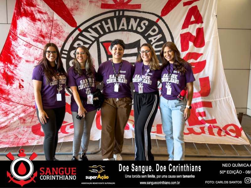 50º Edição - Campanha Sangue Corinthiano - Neo Quimíca Arena - 08 de Agosto 2026