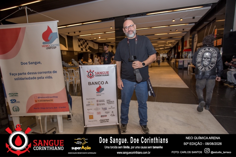 50º Edição - Campanha Sangue Corinthiano - Neo Quimíca Arena - 08 de Agosto 2026